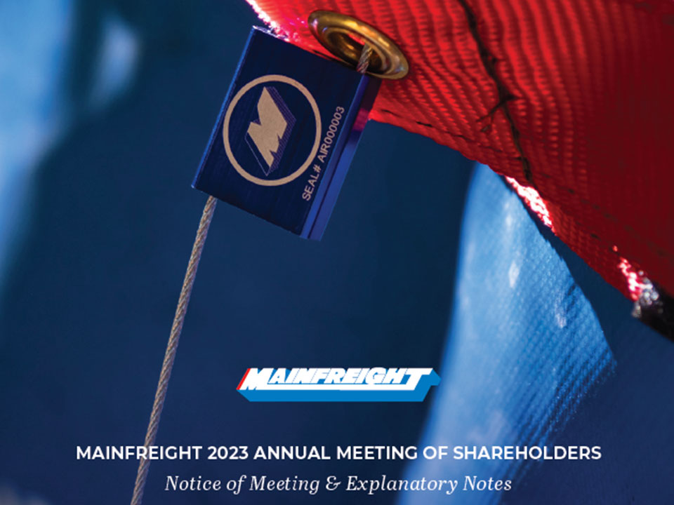 Mainfreight's 2023 Annual Meeting Notice