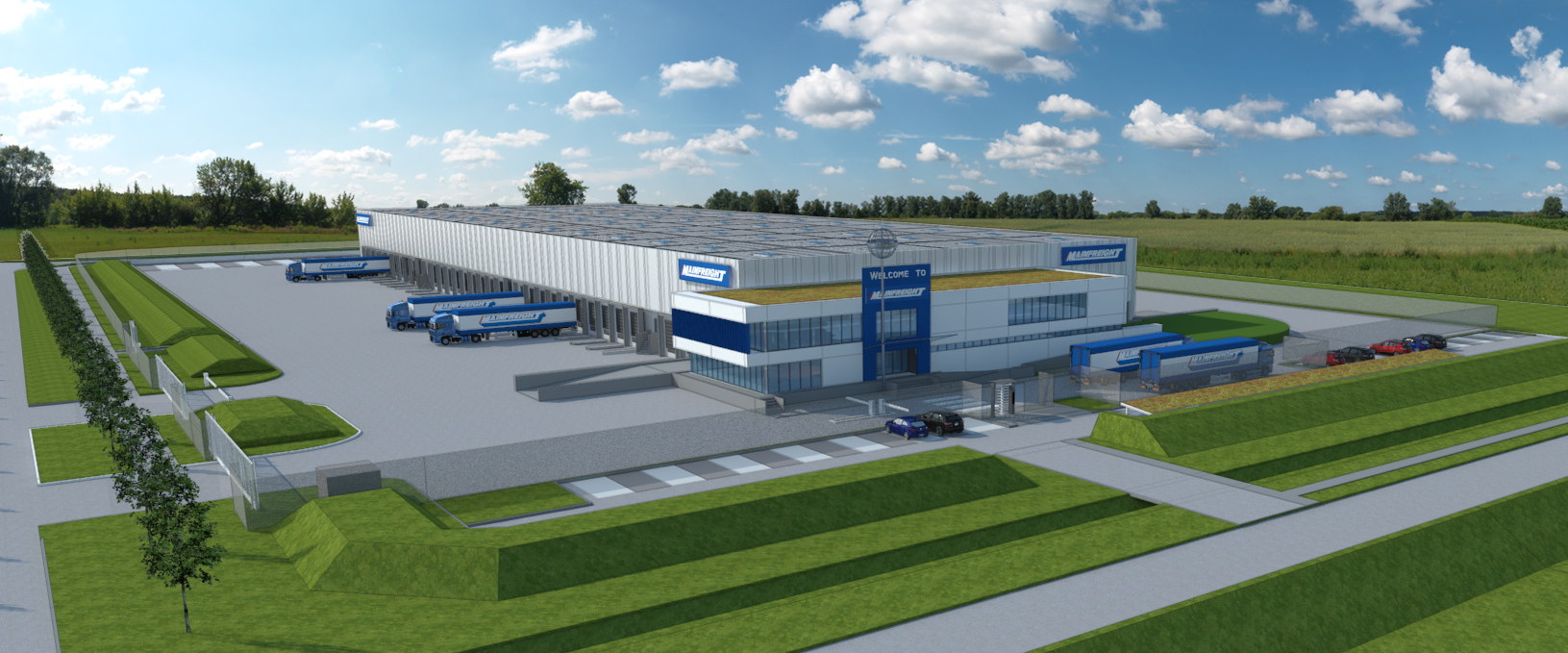 Mainfreight opens business park Eiland Zwijnaarde Belgium with first Logistic facility