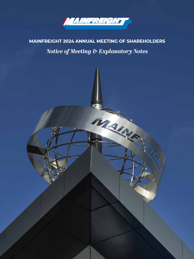 Notice of the Mainfreight Annual Meeting 2023
