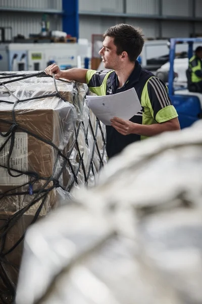 Team Inspecting Freight - Import Regulations Australia