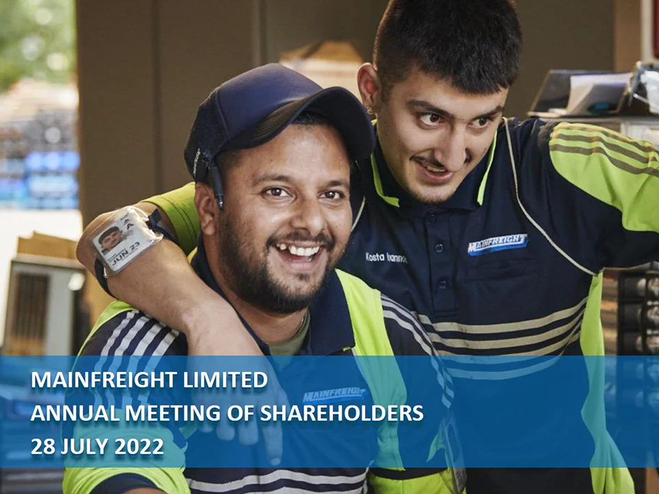 Annual General Meeting 2022 | Chairman & Group Managing Director Speeches